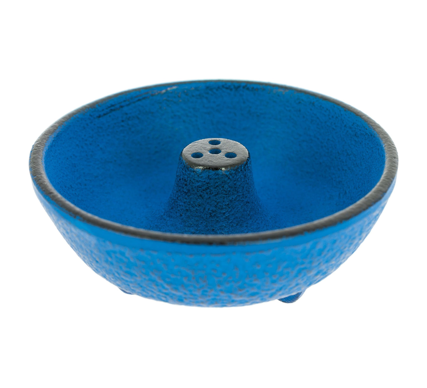 Incensário Japonês Fonte em ferro fundido - Azul