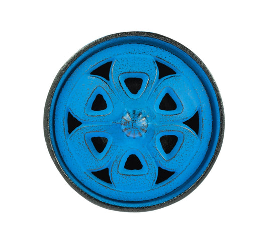 Incensário Japonês Bowl em ferro fundido - Azul