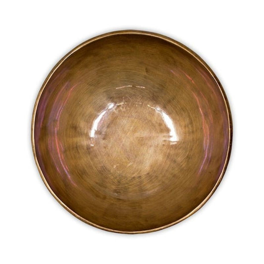 Taça tibetana Nada Yoga com batente em madeira - 28 cm