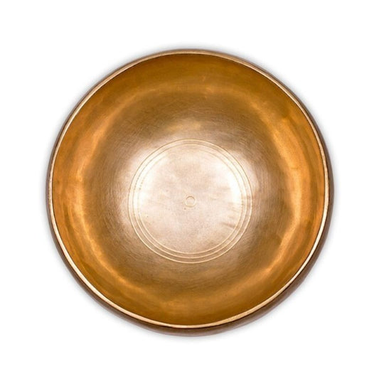 Taça tibetana Nirmala com batente em madeira - 25 cm