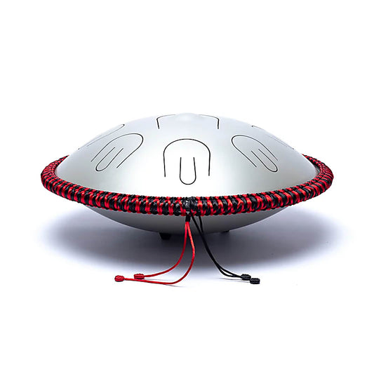 Tambor de lingueta e handpan Hluru com 9 notas - Ré menor