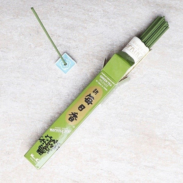 Incenso Japonês Nippon Kodo Morning Star de Chá verde - 50 varetas