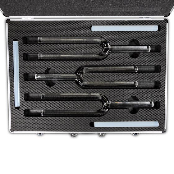 Kit de diapasões de cristal - 432 Hertz