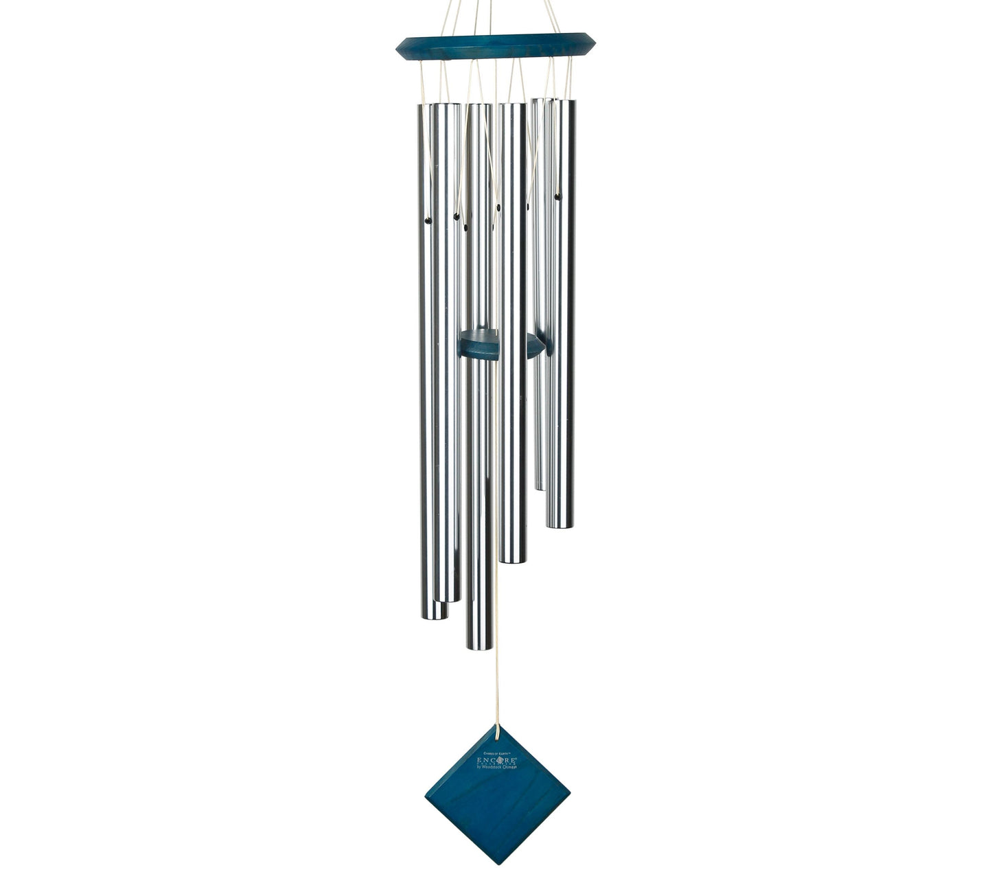 Sino dos ventos da coleção Planeta Terra - Prata com azul