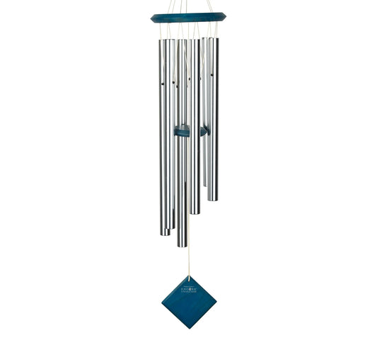 Sino dos ventos da coleção Planeta Terra - Prata com azul