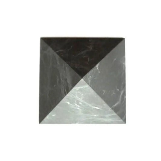 Pirâmide de shungite polida com 8 cm