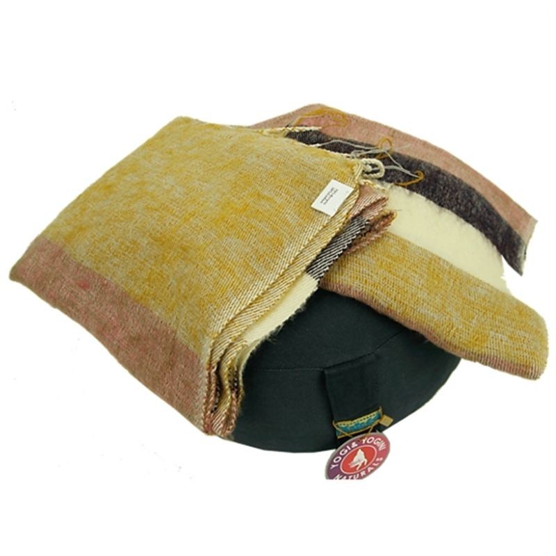 Manta para yoga e meditação - Amarela