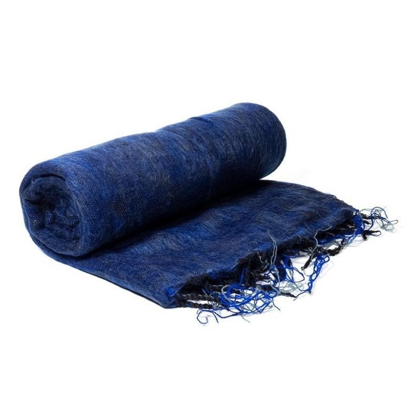 Manta para yoga e meditação - Azul