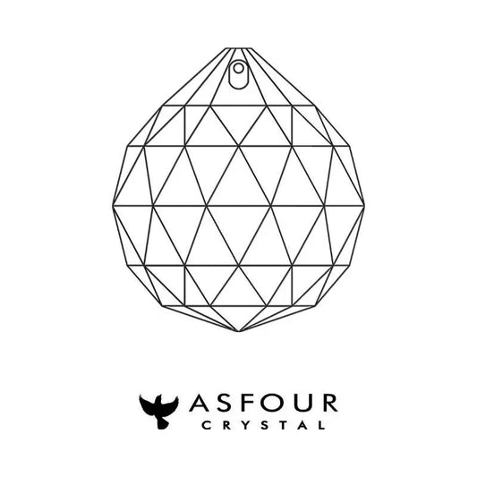 Bola de Cristal Multifacetado Asfour - 30 mm