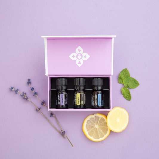 Kit introdutório de óleos essenciais doTERRA - 5 ml (Pack económico de 6 kits)