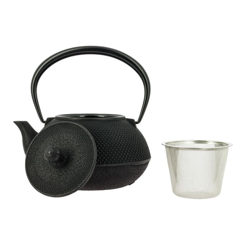 Chaleira Japonesa de ferro fundido Iwachu Arare preta - 900 ml