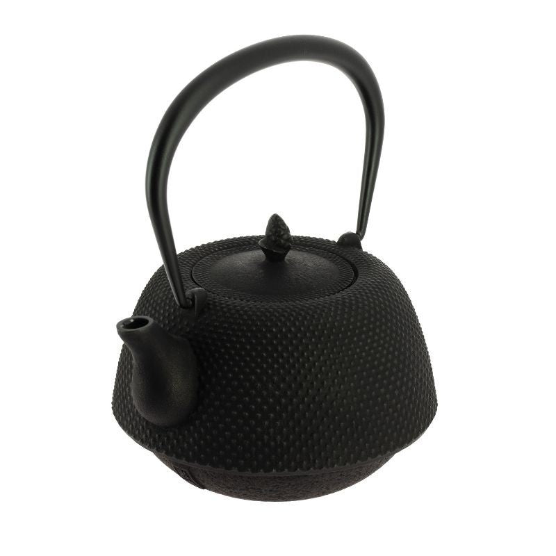 Chaleira Japonesa de ferro fundido Iwachu Nambu Arare preta - 1 litro