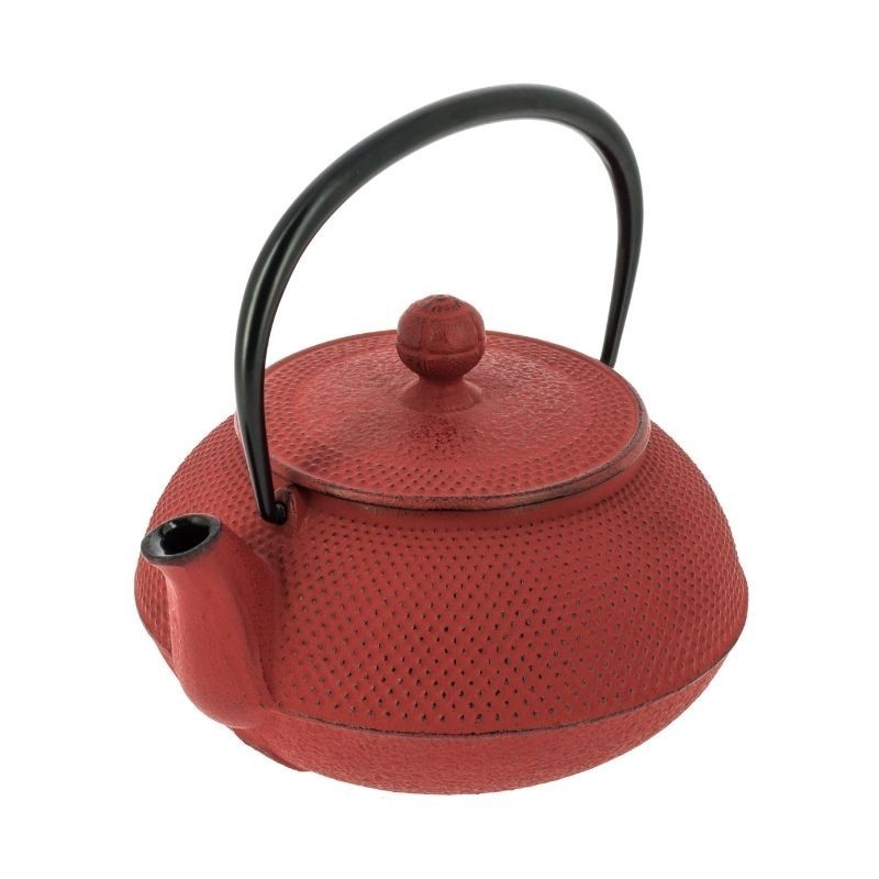 Chaleira Japonesa de ferro fundido Iwachu Arare vermelha - 650 ml