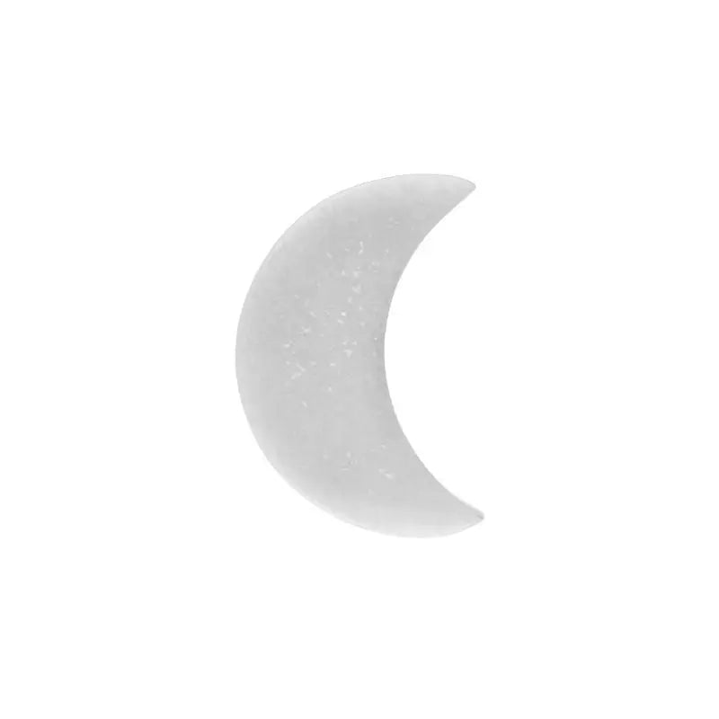 Lua de selenita em pedra natural com acabamento suave