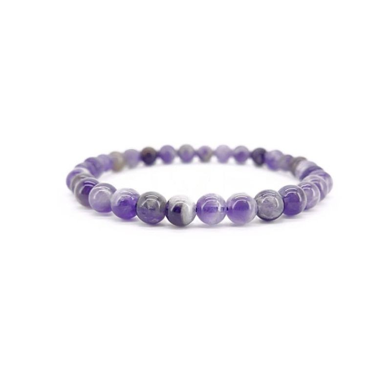 Pulseira de Ametista Chevron