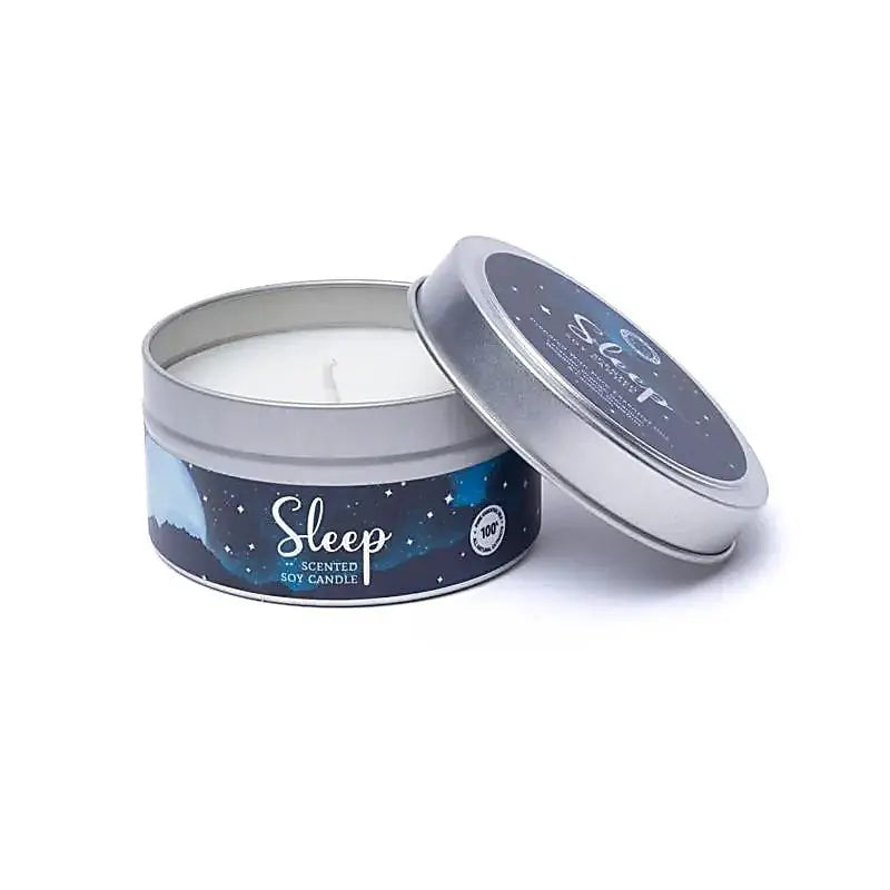 Vela de soja natural Sleep com óleos essenciais
