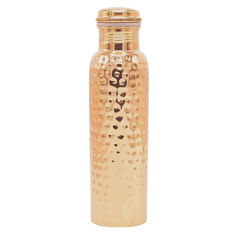 Garrafa de água em Cobre 900 ml - Martelado Yogi & Yogini