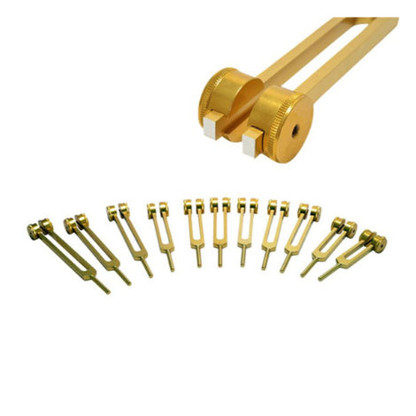 Kit de diapasões planetários - Dourado