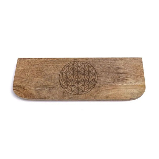 Banco para meditação flor da vida