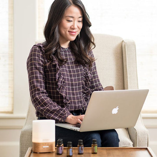 Difusor de óleos essenciais luminoso Lumo com Serenity