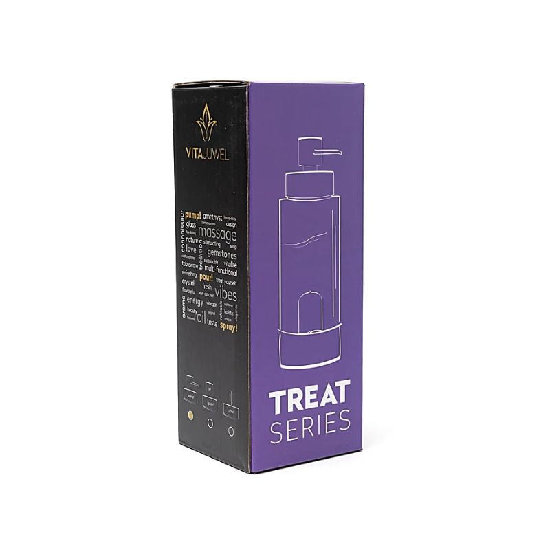 Doseador de sabão com cristais Vitajuwel - Felicidade