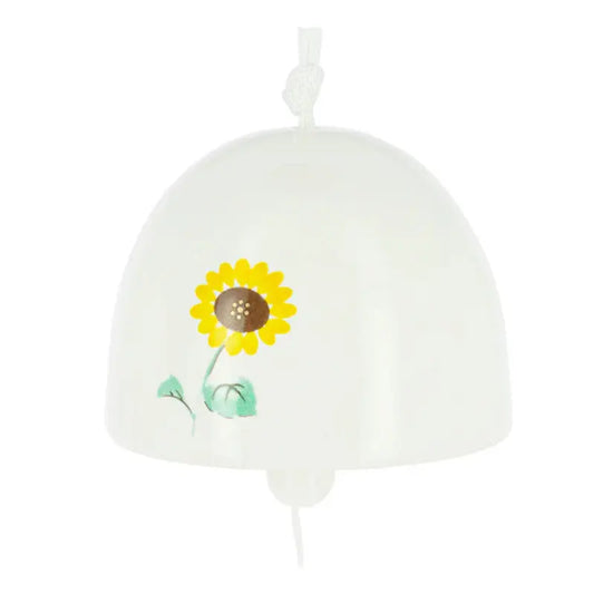 Furin Sino de Cerâmica Rankaku - Girassol