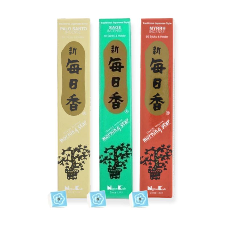 Kit de incensos japoneses - Purificação e proteção energética