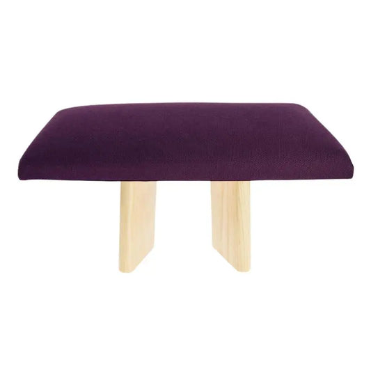 Banco para meditação violeta