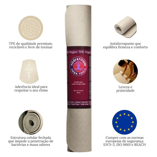 Tapete de yoga Flor da vida