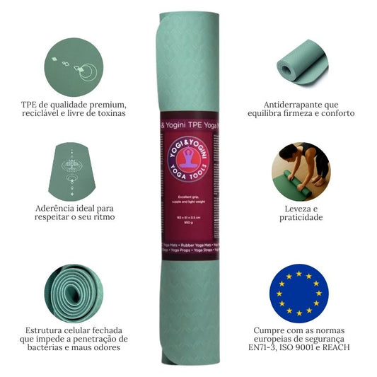 Tapete de yoga arvore da vida