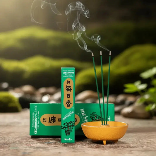Incenso japonês Morning Star - Cedro Tierra Zen