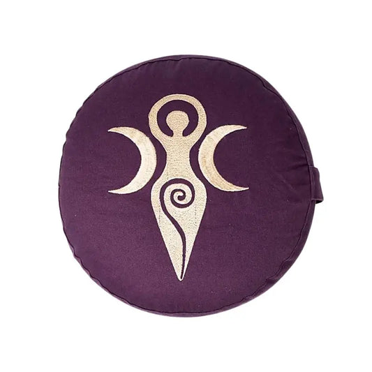 Zafu decorado - Deusa interior Yogi & Yogini