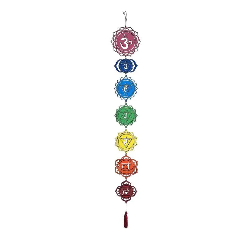 Móbile decorativo dos 7 chakras