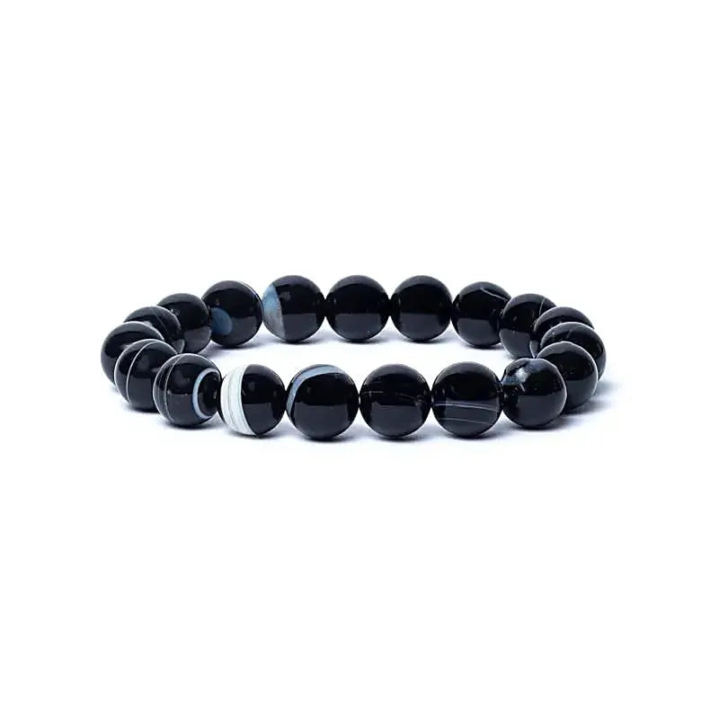 Pulseira de ágata Olhos de Shiva