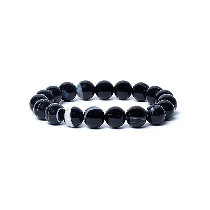 Pulseira de ágata Olhos de Shiva
