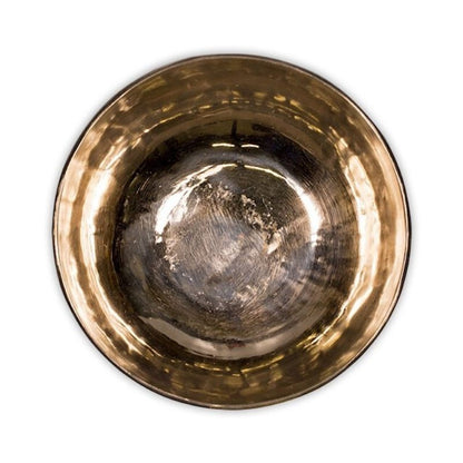 Taça tibetana Ishana com batente em madeira - 28 cm