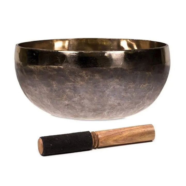 Taça tibetana Ishana com batente em madeira