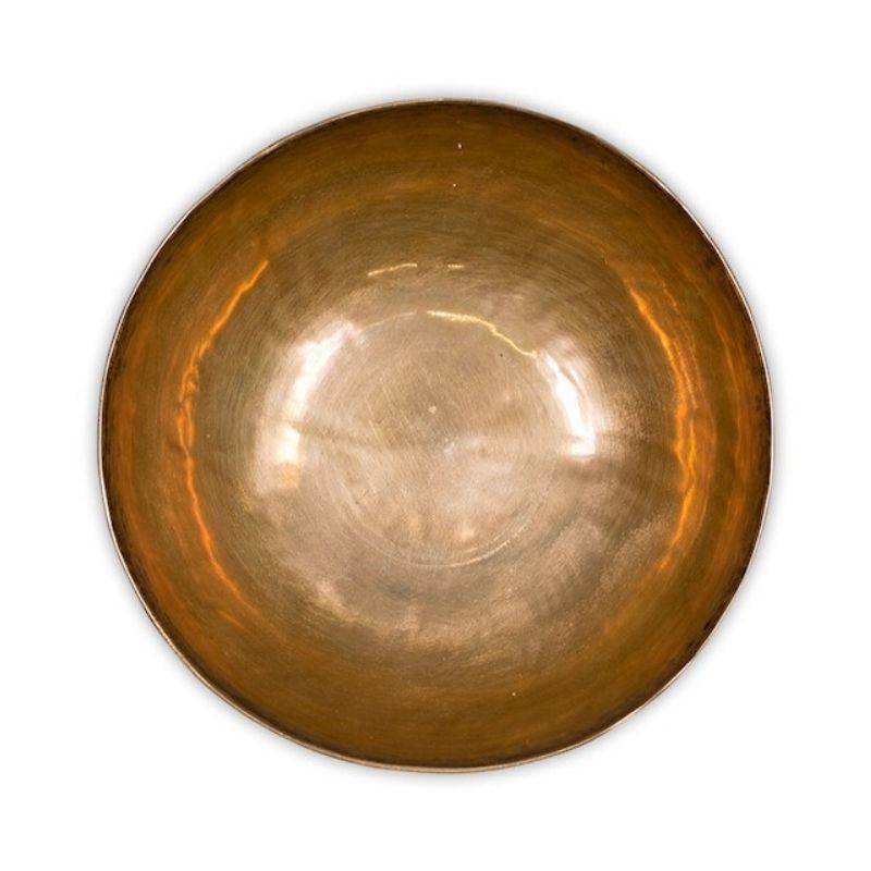 Taça Tibetana Chaken com batente em madeira - 20 cm