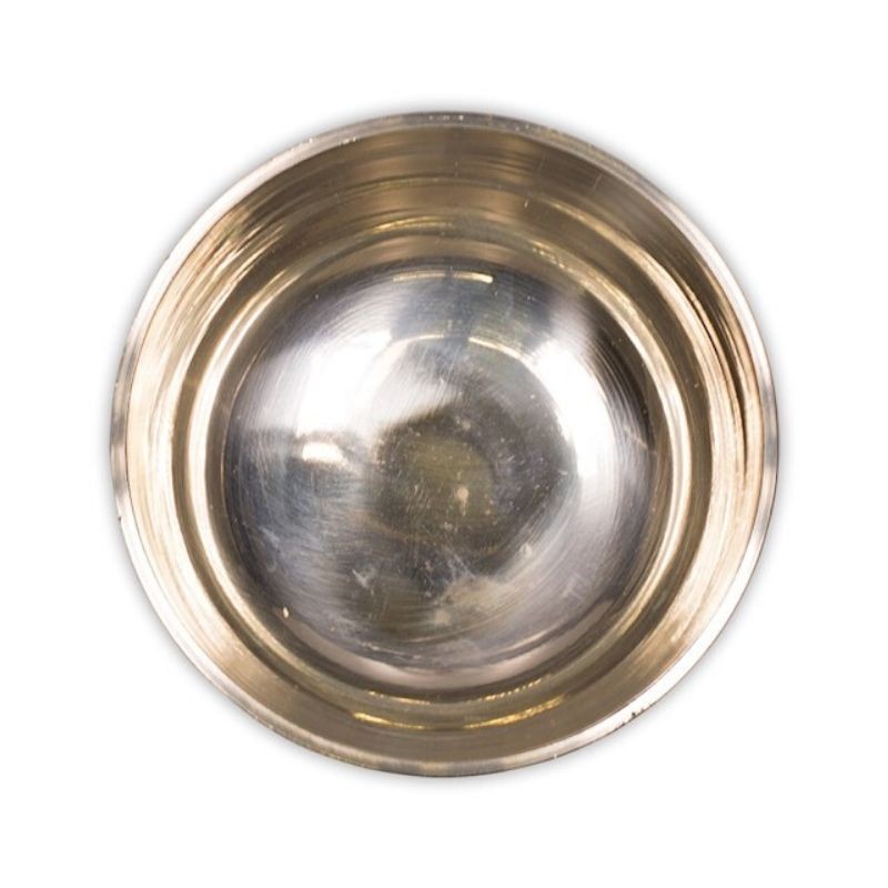 Taça Tibetana Zen Koan com batente em madeira - 10 cm