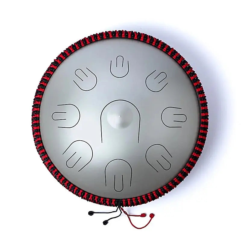 Tambor de lingueta e handpan Hluru com 9 notas - Ré menor