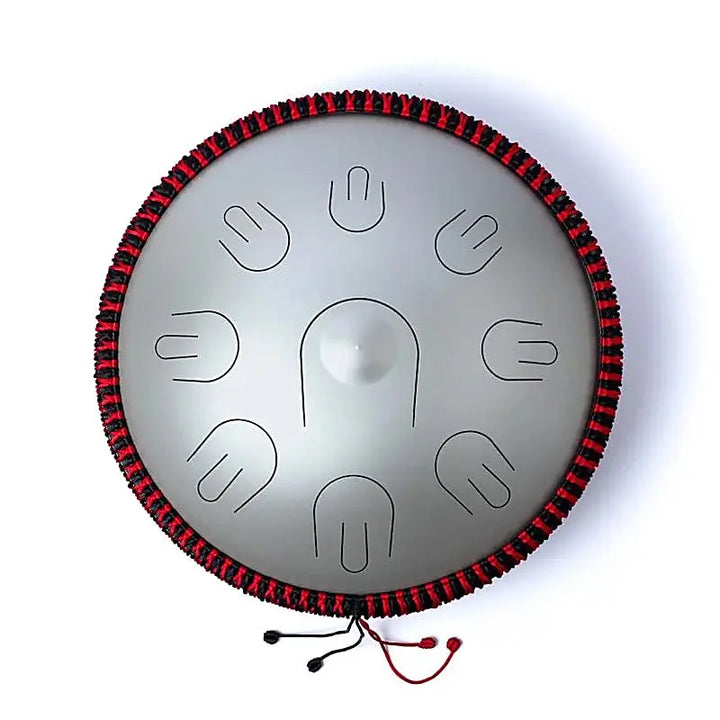 Tambor de lingueta e handpan Hluru com 9 notas - Ré menor