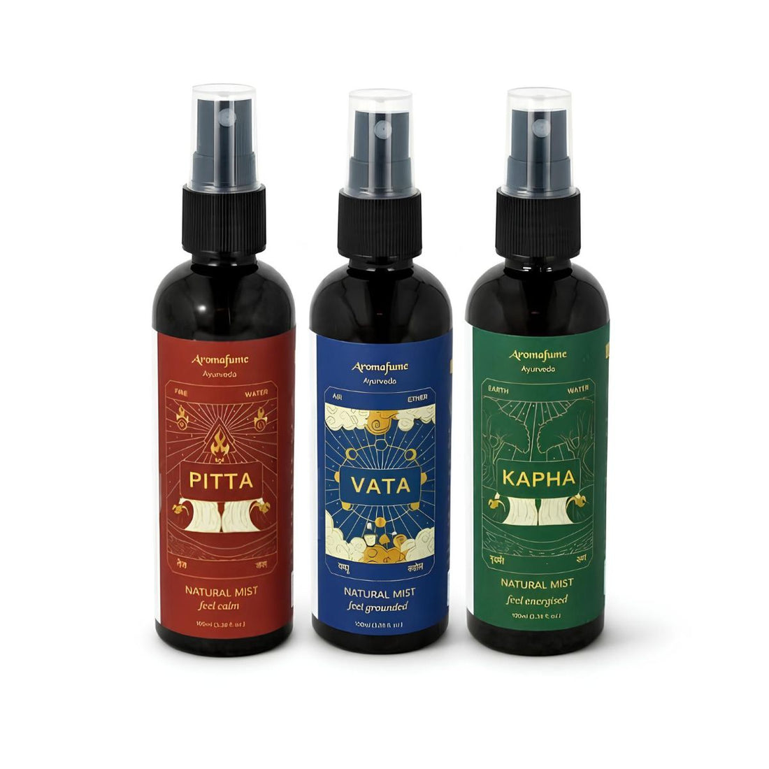 Kit de ambientadores naturais ayurvédicos
