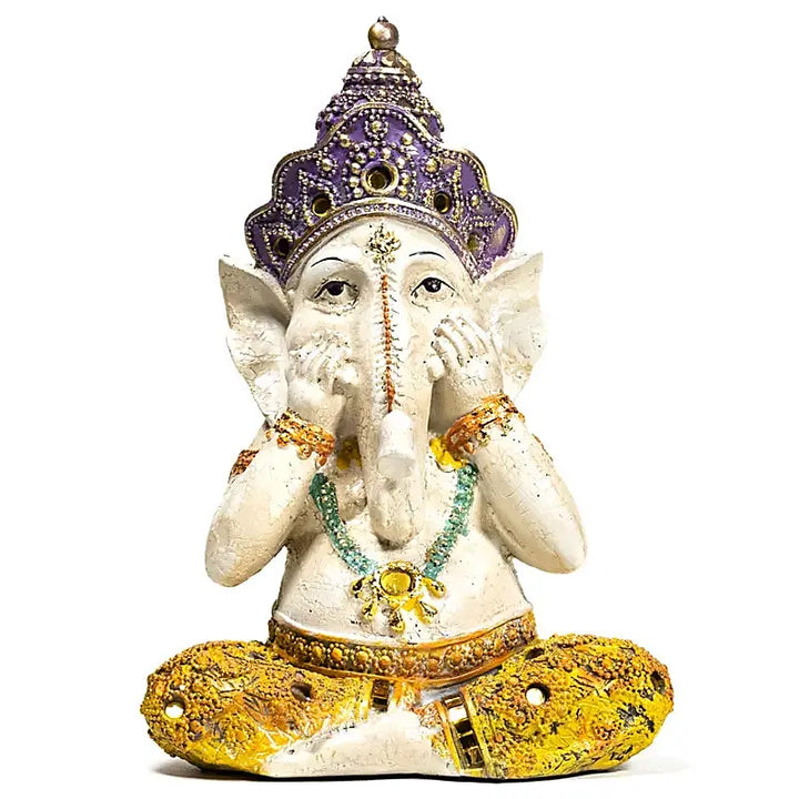 Estátua de Ganesha Não falar o Mal