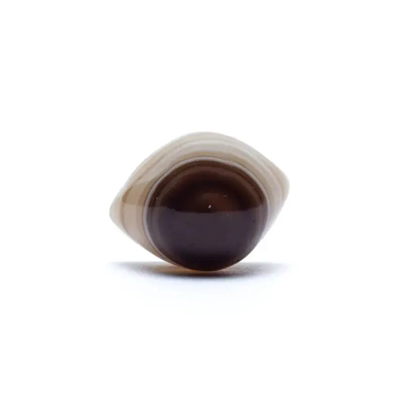 Olhos de Shiva em pedra natural com padrão característico