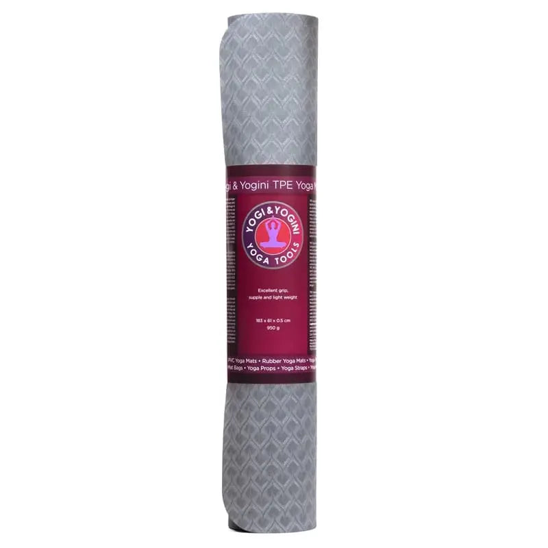 Tapete de yoga Essence cinzento