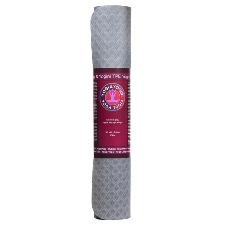 Tapete de yoga Essence cinzento