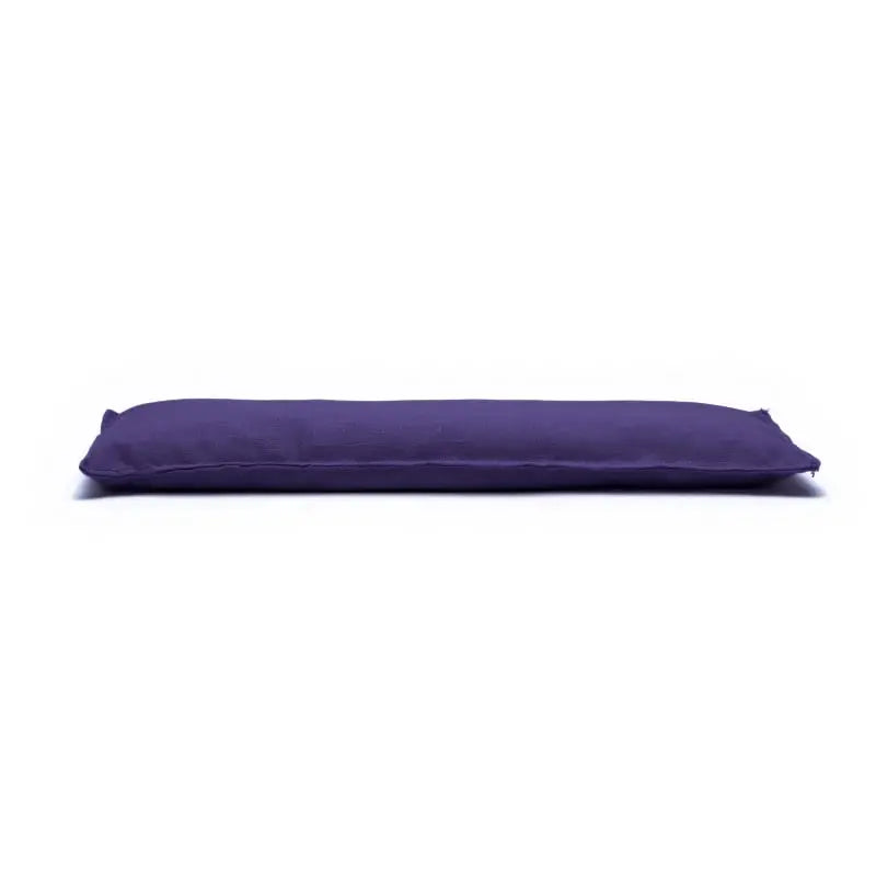 Almofada de olhos roxa com lavanda e sementes de linho