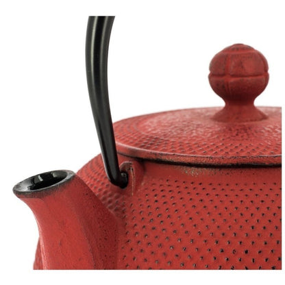 Chaleira Japonesa de ferro fundido Iwachu Arare vermelha - 650 ml