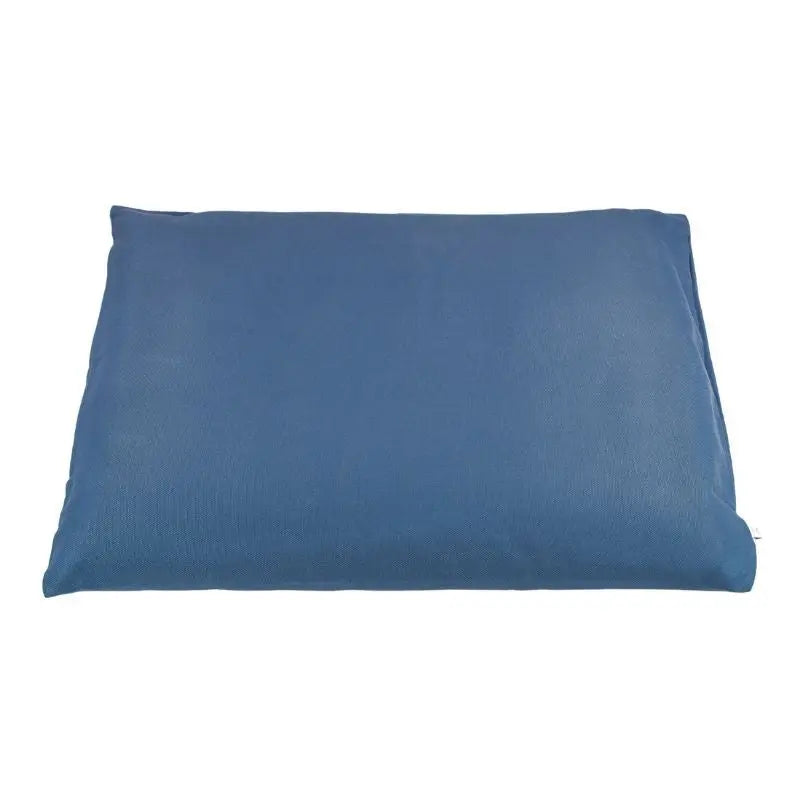 Zabuton na cor azul para apoio e conforto na meditação