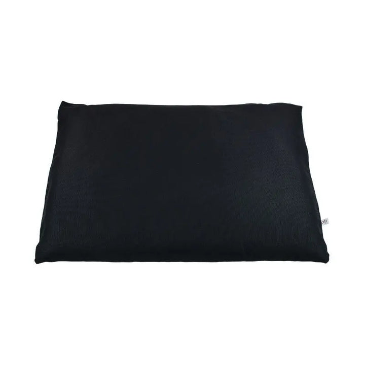 Zabuton na cor preto para apoio e conforto na meditação